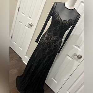 Marciano Black Lace Gown